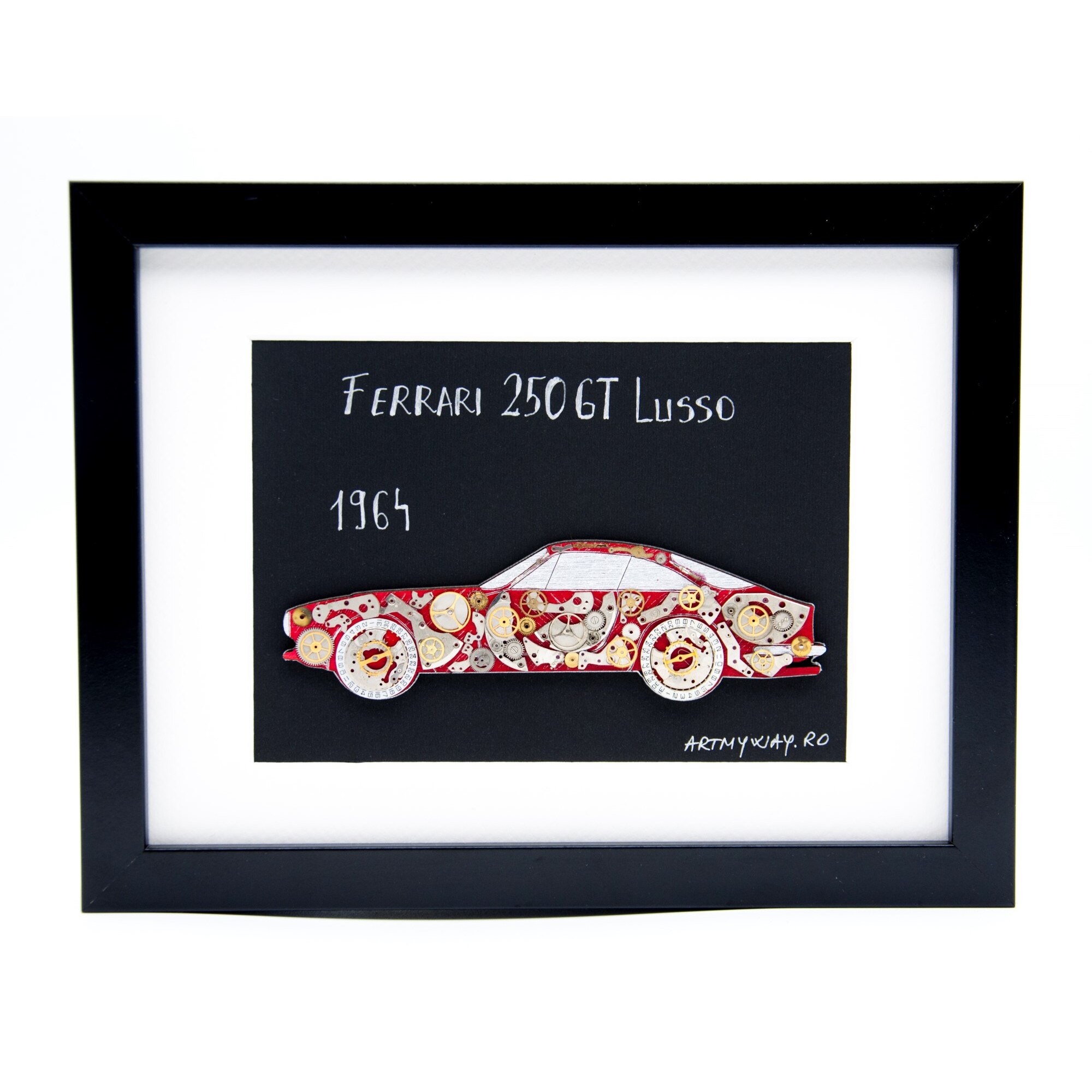 Tablou Ferrari 250GT Lusso 1964, Piese de Ceas, Artmyway