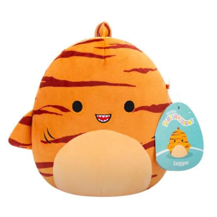Jucarie de plus Squishmallows Jagger, 19cm, portocaliu