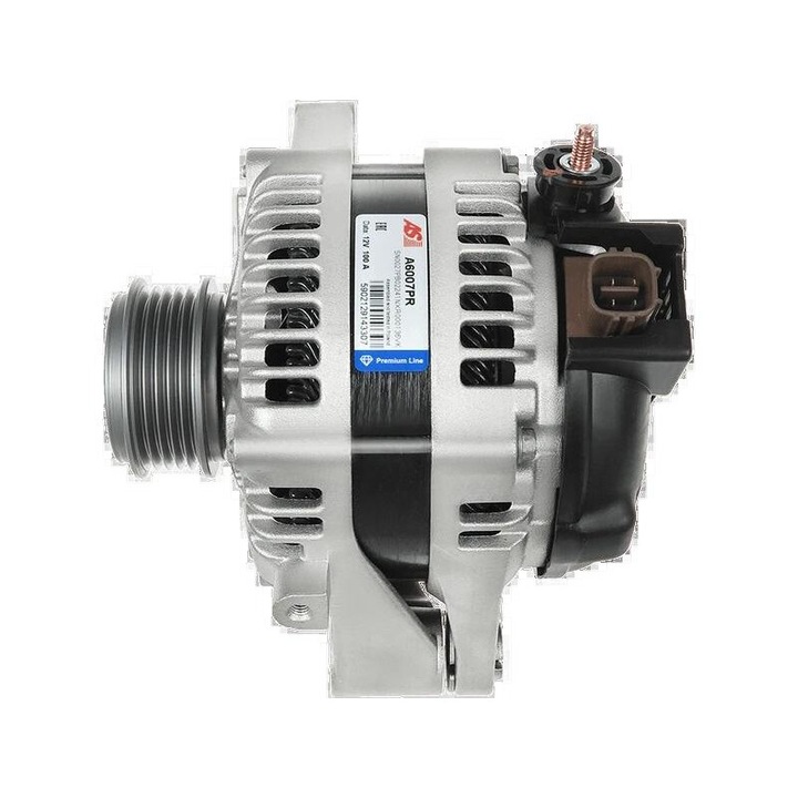 Felújított generátor AS-PL Avensis 2.0 D-4D, Corolla 2.0 D-4D, Corolla Verso 2.0 D-4D modellekhez, A6007PR