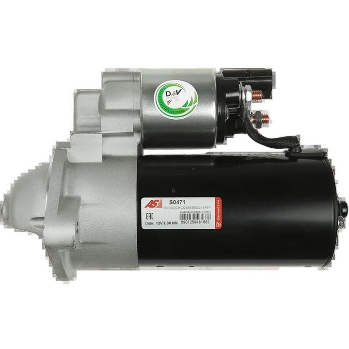 AS-PL indítómotor Toyota Avensis, Corolla, Carina, 2.0 D-4D modellekhez