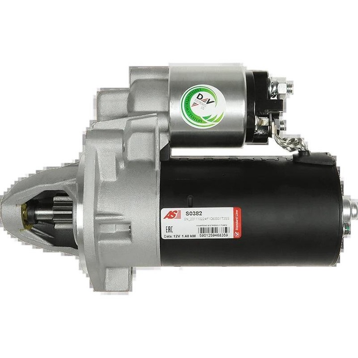 AS-PL indítómotor Korando 2.3, Musso 2.3, Musso 3.2, 190 2.0, 190 E 1.8, 190 E 2.0, 190 E 2 típusokhoz.