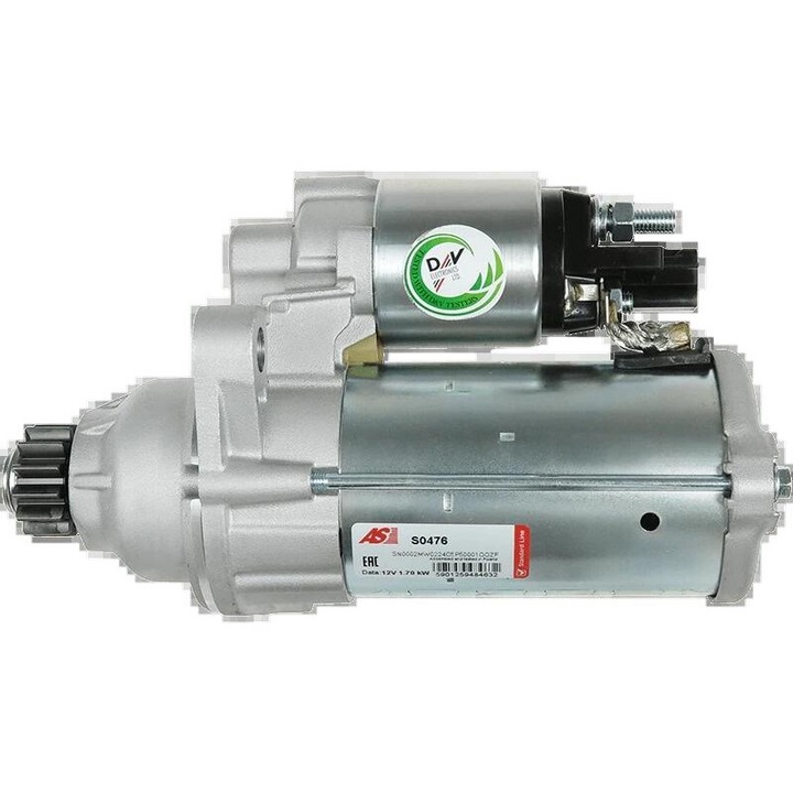 AS-PL indítómotor Audi A3 1.2 TFSI 1.4 TFSI 1.8 TFSI-hez