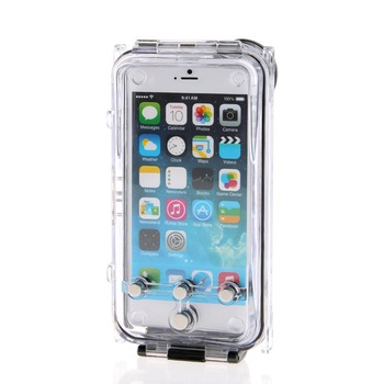 Carcasa subacvatica waterproof compatibila iPhone 6 Plus / 6s Plus, neagra Carcasa subacvatica waterproof compatibila iPhone 6 Plus / 6s Plus, neagra