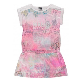 Rochie vara fete Losan alb roz, marime 8 ani Rochie vara fete Losan alb roz, marime 8 ani