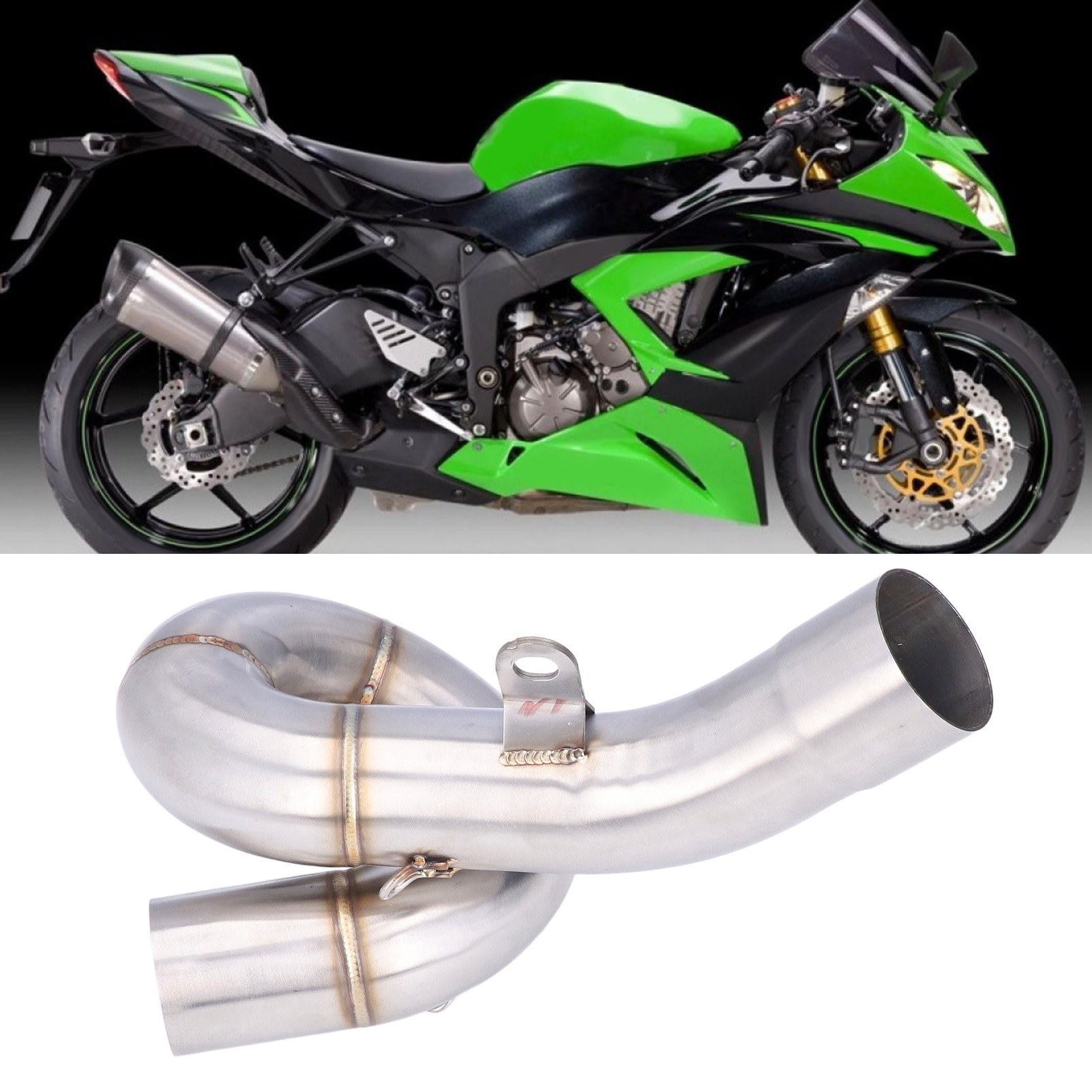Conducta de evacuare din otel inoxidabil pentru motocicleta Ninja