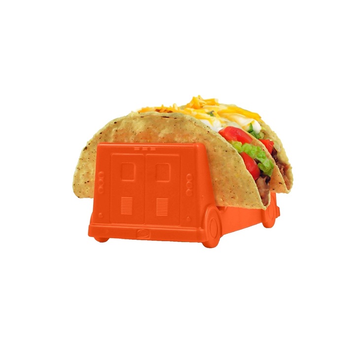Стойка за Taco, Flippy, Bus Model, 14 x 7,5 x 6,5 cm, PP, оранжев