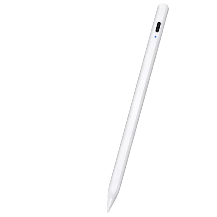 Стилус Spreest P3 Pro, Магнетизиран, Бял, 16.6x0.9cm, С USB-C кабел