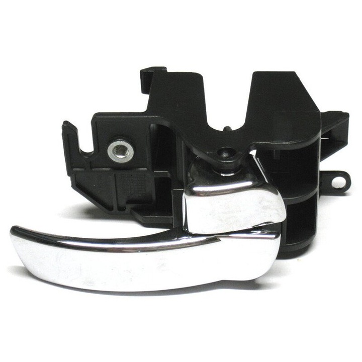 Belső kilincs, jobb hátsó ajtó, MODECAR, Nissan Pathfinder/Navara, 2004-, fekete műanyag, króm