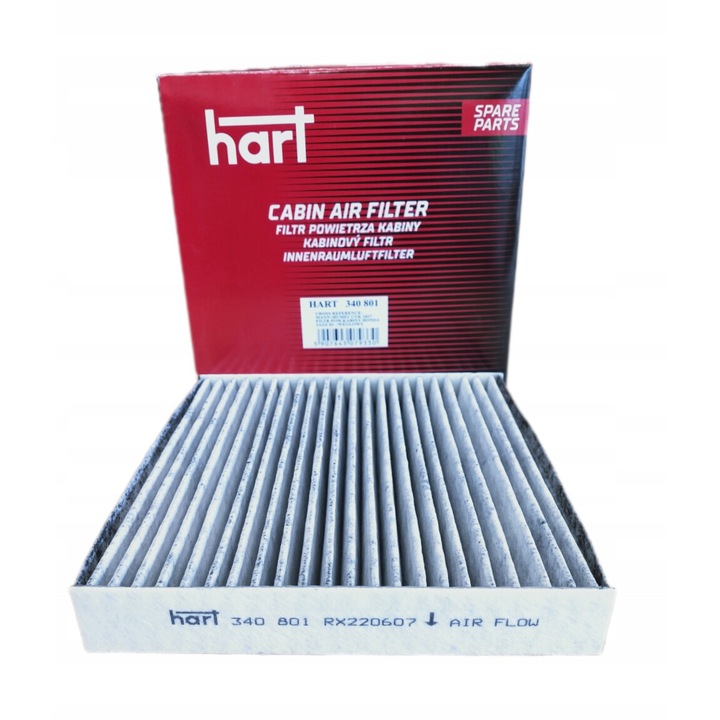 Филтър купе Hart за Honda Jazz 02-, бял, комплект