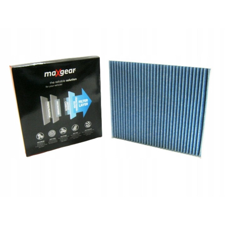 Maxgear kabinszűrő Toyota Yaris 99-/RAV4 00-, szénezüst