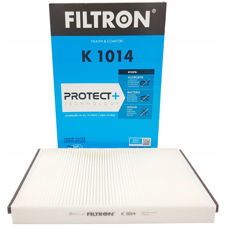 Fülkeszűrő Filtron K1014, 302x199x31mm, 0,197kg