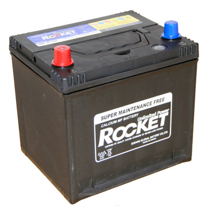 Rocket SMF 26-560 akkumulátor ,54 Ah /560A , 208x179x205mm bal pozitívos