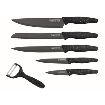 Set cutite CS Marburg, lama antiaderenta, 6 piese Set cutite CS Marburg, lama antiaderenta, 6 piese