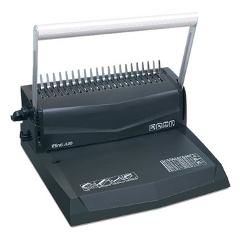 Aparat indosariat cu inele plastic, IBIND A20, A4, 450 coli indosariere, 20 coli perforare, A4 Aparat indosariat cu inele plastic, IBIND A20, A4, 450 coli indosariere, 20 coli perforare, A4
