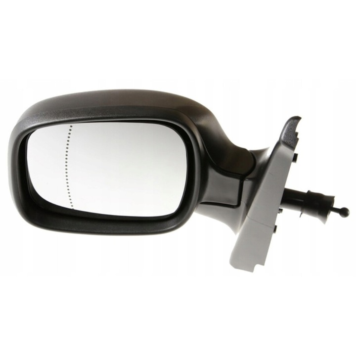 Oglinda exterioara, Blic, mecanica, asferica, negru, pentru Nissan Kubistar, Renault Kangoo, 2002-2009