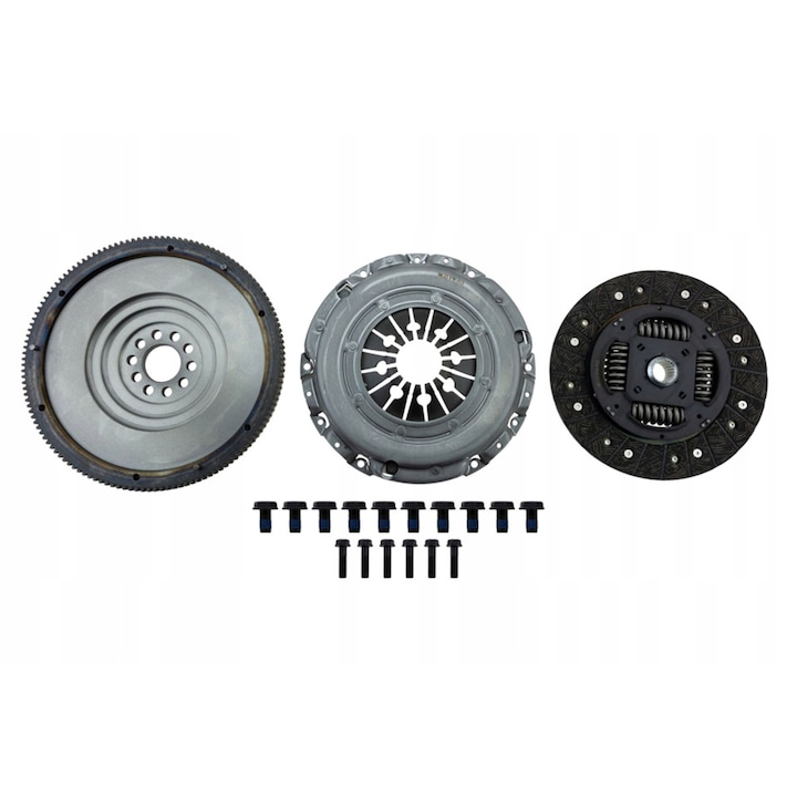 Kit ambreiaj NTY cu volant simplu pentru VW Bora 2.3 V5/2.8 VR6 98-05, Golf 2.3 V5/2.8 VR6 99-05, 240mm, 17.79kg