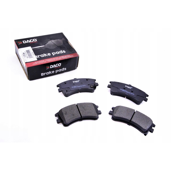 Fékbetét készlet, Daco készlet Mazda 6-hoz, 132x59,6x18,2 mm, elöl