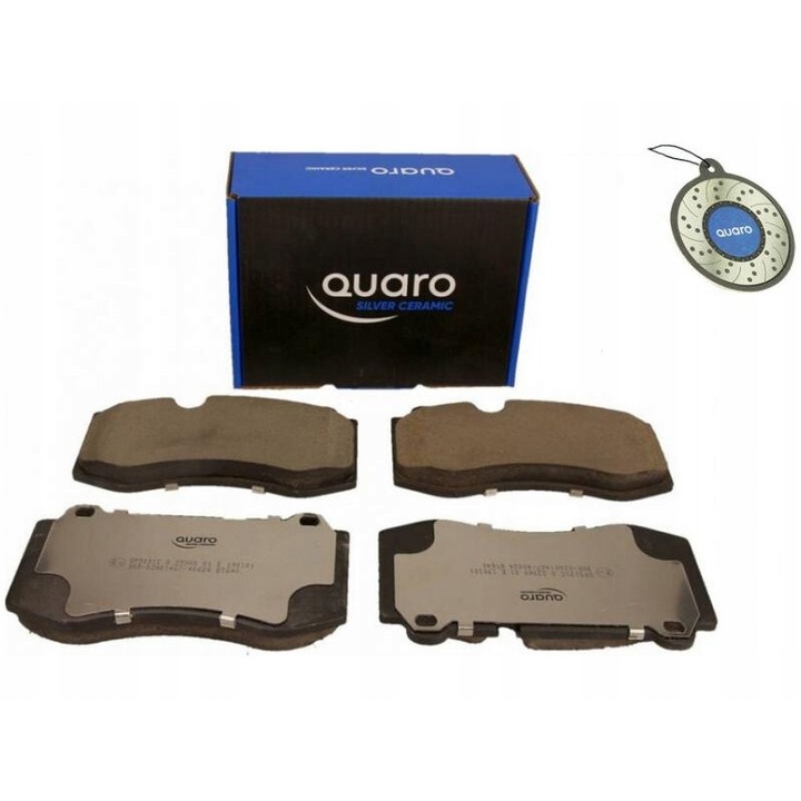 4db fékbetét készlet, kerámia, QUARO, Mercedes kompatibilis