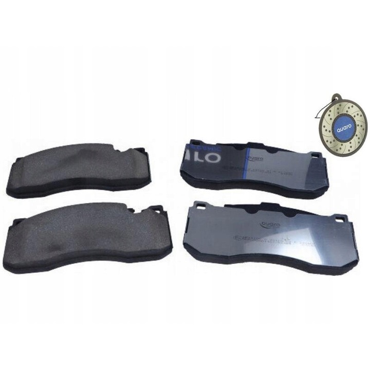 4db fékbetét készlet, Quaro, BMW FATA E87 QUARO SILVER típushoz