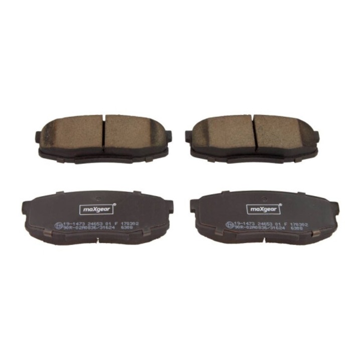 Fékbetétek, Toyota Landcruiser 08-, Maxgear, fokozott ellenállás