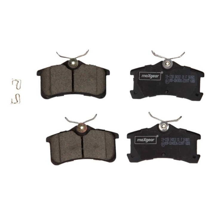 Maxgear fékbetétek, Toyota Avensis 01-03-hoz, megnövelt ellenállás, standard méretek