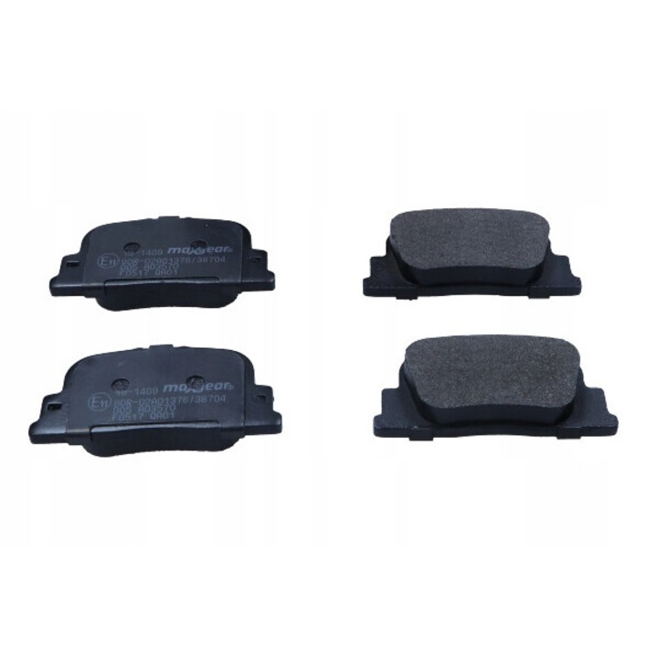 Maxgear fékbetétek Toyota Prius 1.5 03-09/Camry 96, 82.8x38.4x15mm, hátsó