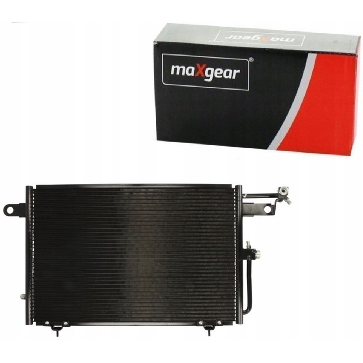 Maxgear klímaradiátor, VW A100/A6-hoz, alumínium, 16mm, 375x550mm