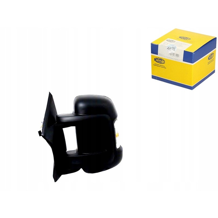 Oglinda exterioara Magneti Marelli, manuala, neagra, pentru vehicule cu volan pe stanga, cod 350315027700
