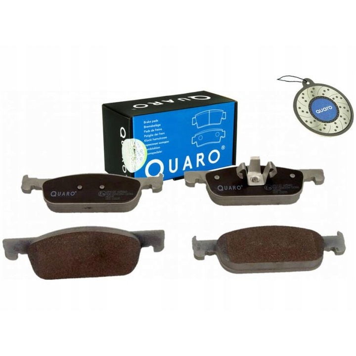 Placute de frana QUARO pentru Renault Clio 0,9-1,2/1,5DCI, dimensiuni optime, 2012-
