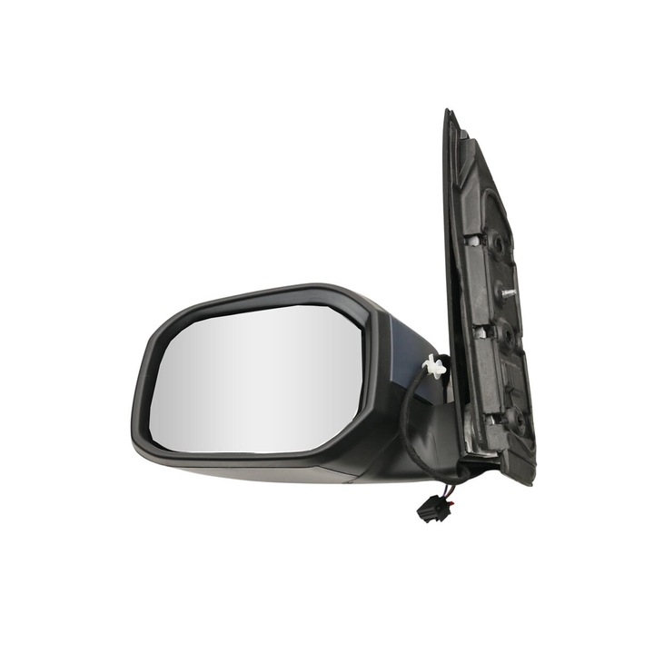 Külső tükör Fast VW Caddy III 03-hoz - 5 tűs, texturált felülettel, bal oldalon