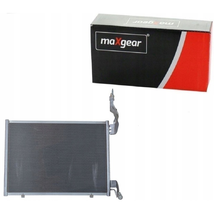 Radiator clima Maxgear pentru Ford Fiesta 1,6TDCI 08-11, aluminiu, 16mm x 352mm x 495mm