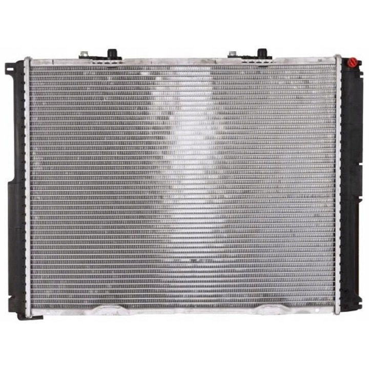 Hűtőradiátor NRF 53786, alumínium, 612x488mm, Mercedes-Benz 124-hez