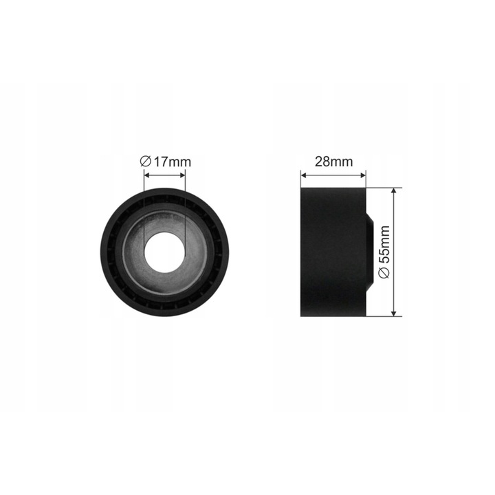 NTY feszítőgörgő többgörgős szíjhoz Audi A4 15- A5 16-