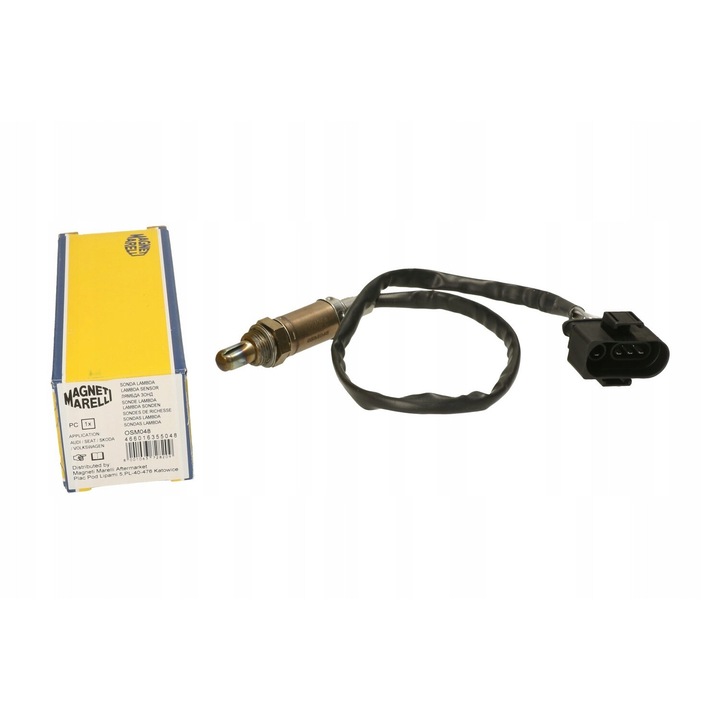 Magneti Marelli lambdaszonda, 4 vezetékes, 575 mm, VW Golf 3 1.4-hez