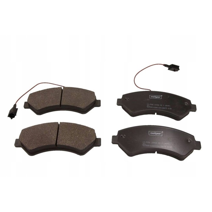 Maxgear fékbetét készlet Fiat Ducato 07-, 5902659761606, fekete