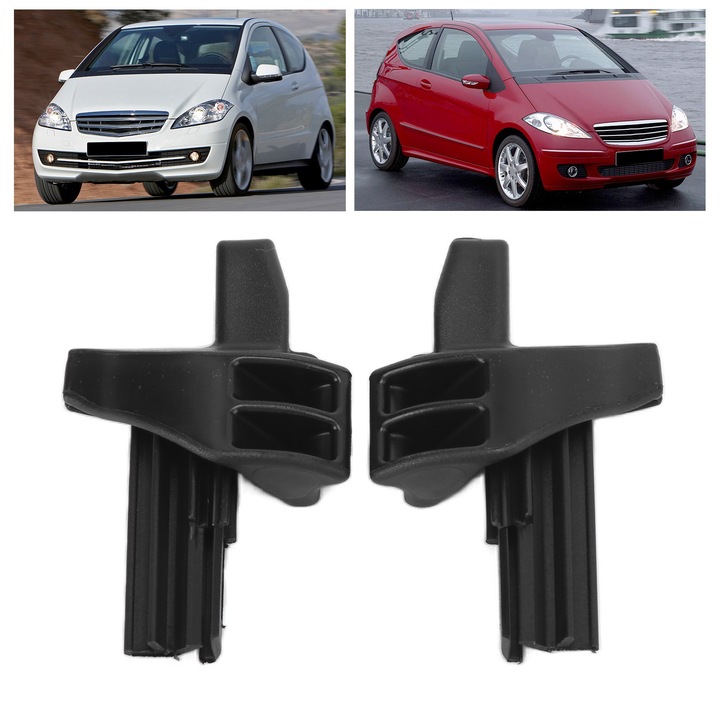 Jormftte 2 db csomagtartó tartókapocs, ABS, kompatibilis a Benz A-osztály W169 2010-2012 és B-osztály W245 2008-2011 modellekkel