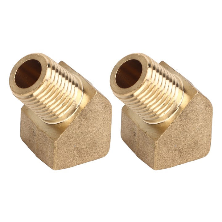 Fiting 45 fokos, Jormftte, réz, 8mm, 2 darabos készlet