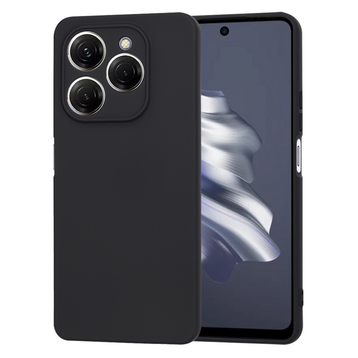 Защитен калъф за Tecno Spark 20 Pro, S65, Canvas, Deep Dark