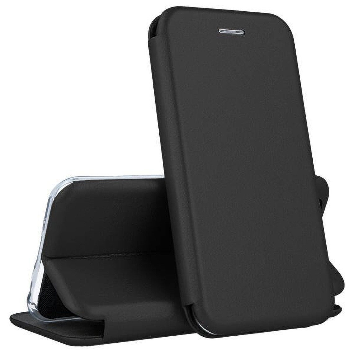 Husa pentru Samsung Galaxy A17 Tip carte DaDen®, Suport card, Functie de Stand si Inchidere Magnetica, Protectie Sporita, Negru