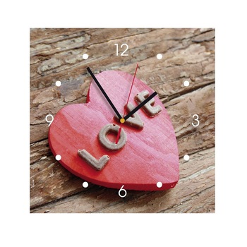 Ceas de perete din MDF - love - My Clock Ceas de perete din MDF - love - My Clock
