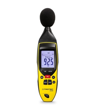 Sonometru profesional TROTEC SL400, Certificat calibrare, Clasa precizie 2, Domeniul masurare 30-130 dB, Precizie IEC 61672-1 clasa 2, ANSI S1.4 Typ 2, Rezolutie 0,1 dB, Domeniul frecventei 31,5 Hz - 8 kHz Sonometru profesional TROTEC SL400, Certificat calibrare, Clasa precizie 2, Domeniul masurare 30-130 dB, Precizie IEC 61672-1 clasa 2, ANSI S1.4 Typ 2, Rezolutie 0,1 dB, Domeniul frecventei 31,5 Hz - 8 kHz