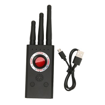 Detector de camere, Mmgoqqt, portabil, protectie impotriva spionajului, 5cm-10m, micro USB Detector de camere, Mmgoqqt, portabil, protectie impotriva spionajului, 5cm-10m, micro USB