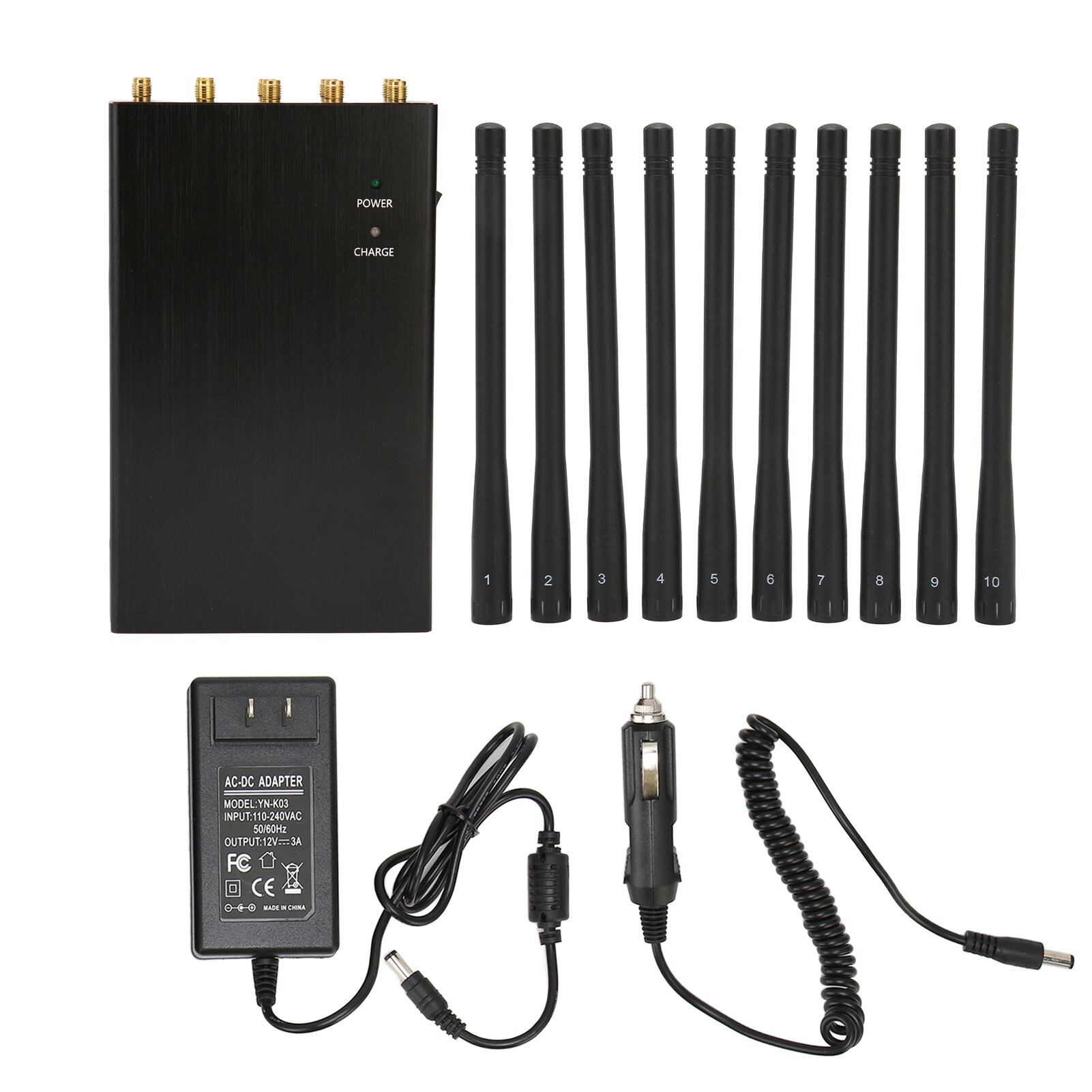 Detector de dispozitive de inregistrare Mmgoqqt, 1-15m, carcasa din aliaj de aluminiu, 110-240V