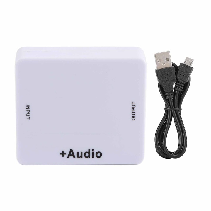 Convertor decodor multifunctional HDMI TO HDMI Audio Splitter pentru sistemul de sunet TV