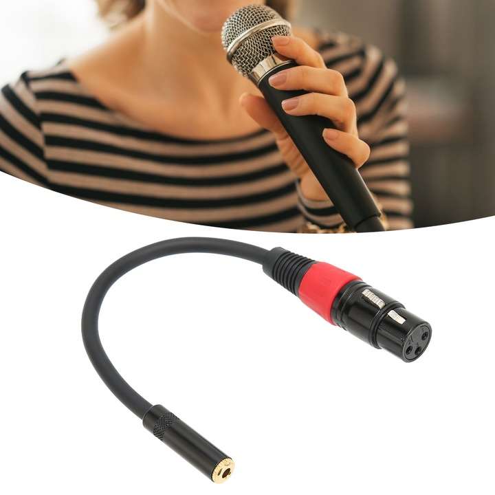 3,5 mm-es kábel XLR anyához 3,5 mm-es anyához 3,5 mm-es anyához 0,2 m.