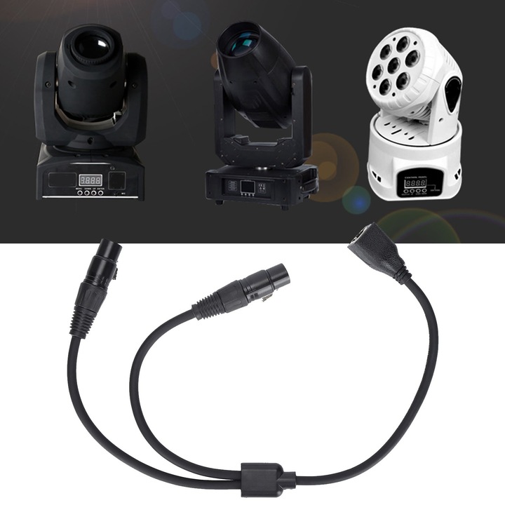 Kettős XLR - RJ45 audiokábel, Jormftte, 0,5m, oxigénmentes réz
