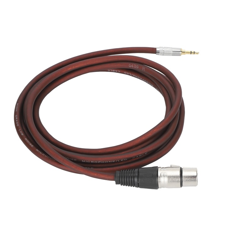 JORINDO szimmetrikus jelkábel XLR anya - 3,5 mm-es jack XLR jelkábel 1/8 hüvelykes mikrofonhoz JD6020