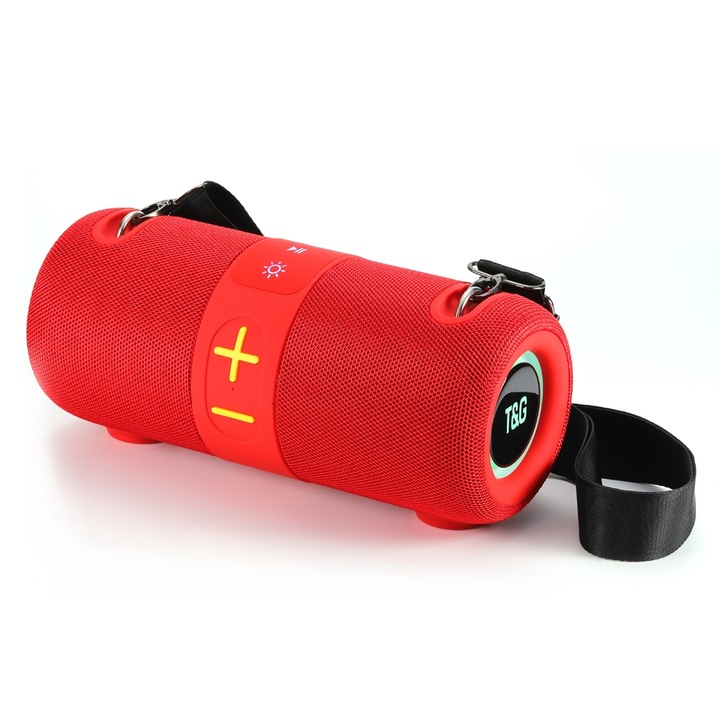Boxa portabila HOPESTAR P49 Tone Pulse, Bluetooth, Lumini RGB, Waterproof, Gri