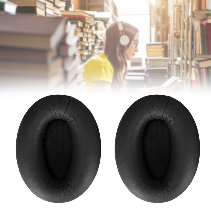 Jormftte memóriahabos és PU bőr fülpárnák Sony WH-1000XM3 fejhallgatóhoz