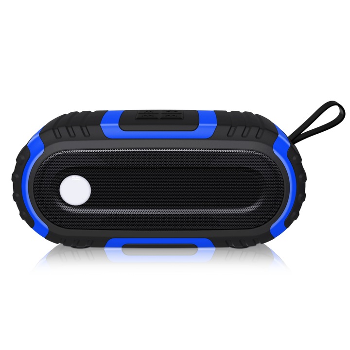 Boxa portabila NewRixing NR-5016, Bluetooth 5.0, IPX6, Autonomie 10 ore, Negru